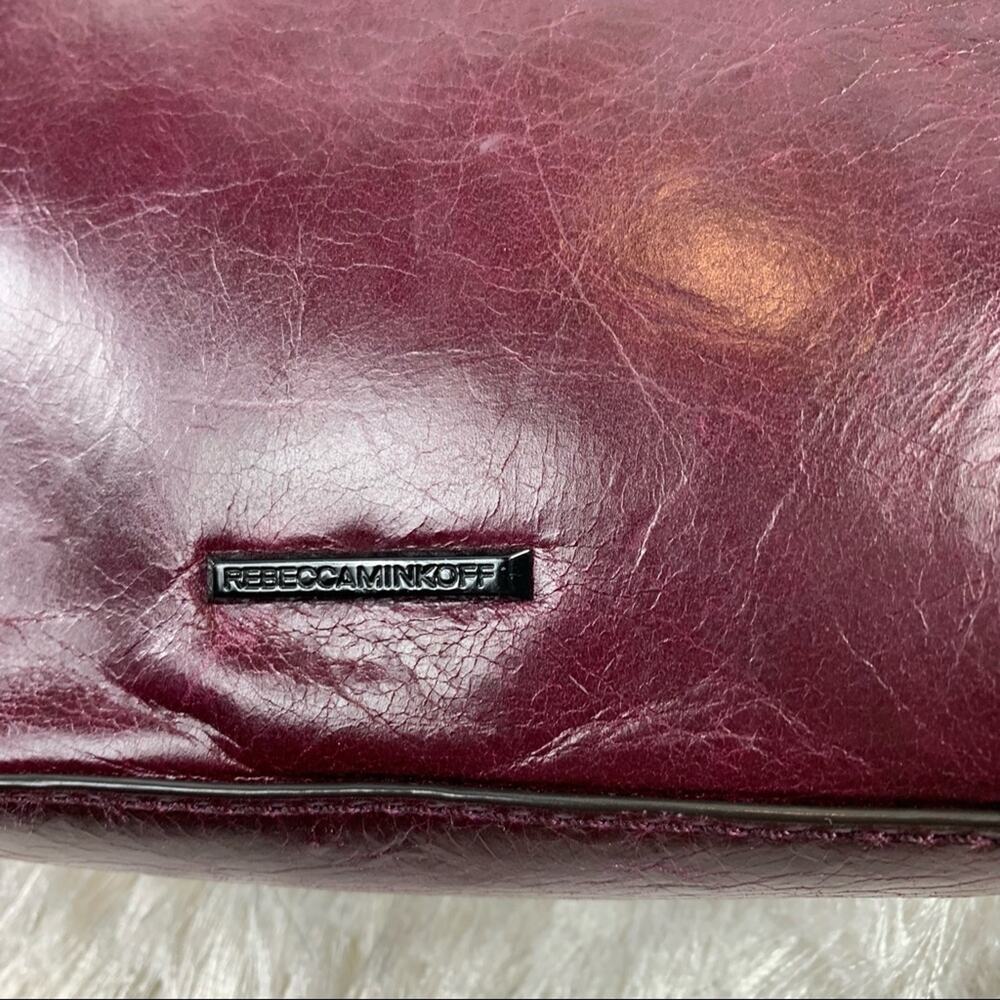 Rebecca Minkoff Reagan Camera Crossbody Bag Wine - Picture 4 of 8